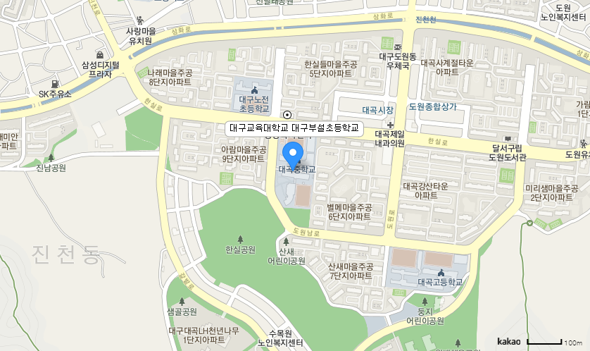 학교 찾아오시는 길 지도